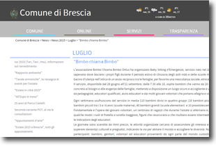 Luglio 2015 - Comune di Brescia