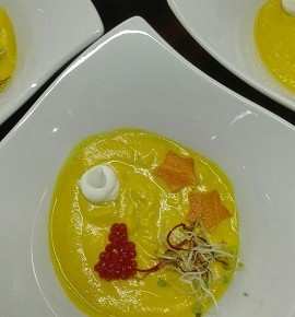 86 partecipanti alla cena vegetariana
